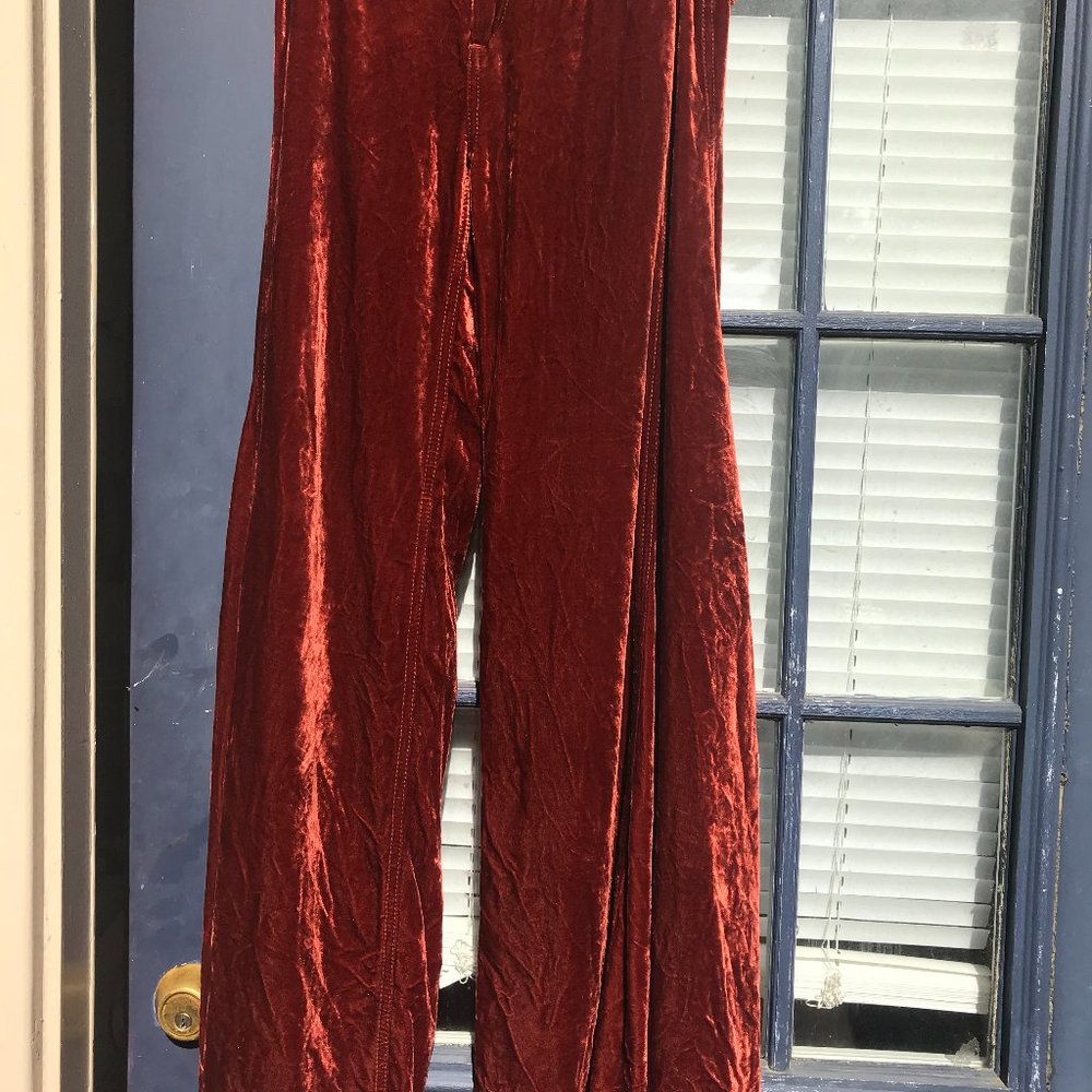 Freepeople Velvet Palazzo Pants